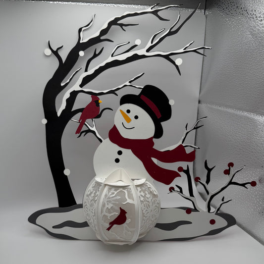 Snowman Lantern