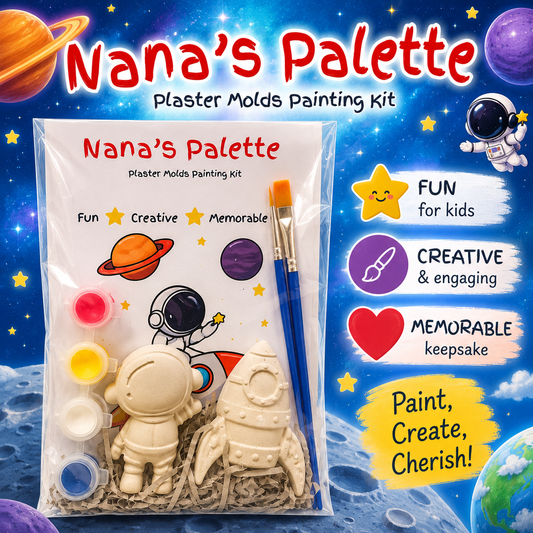 Outer Space Plaster Mold Paint Kits