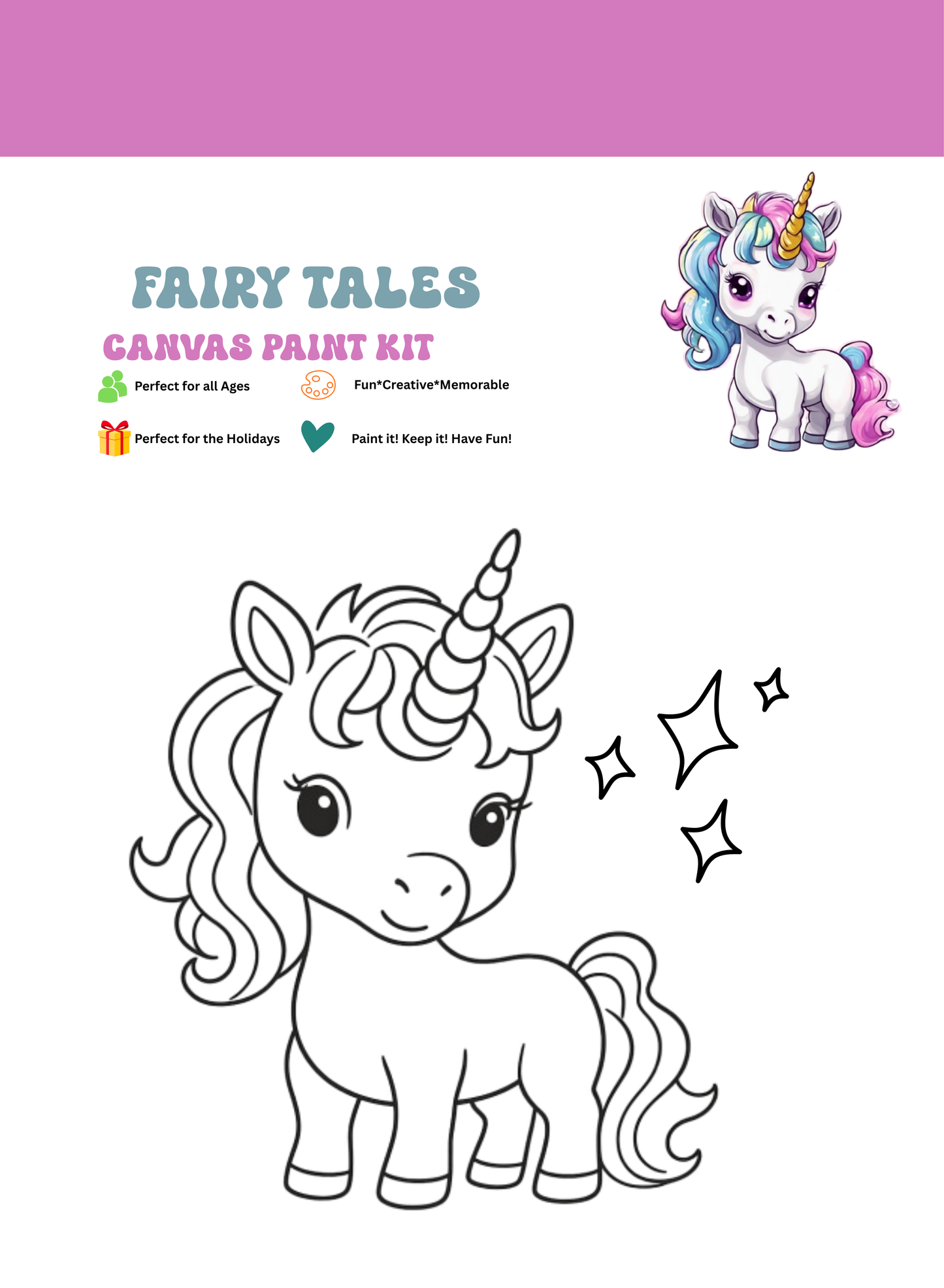 Fairy Tale- Standing Unicorn